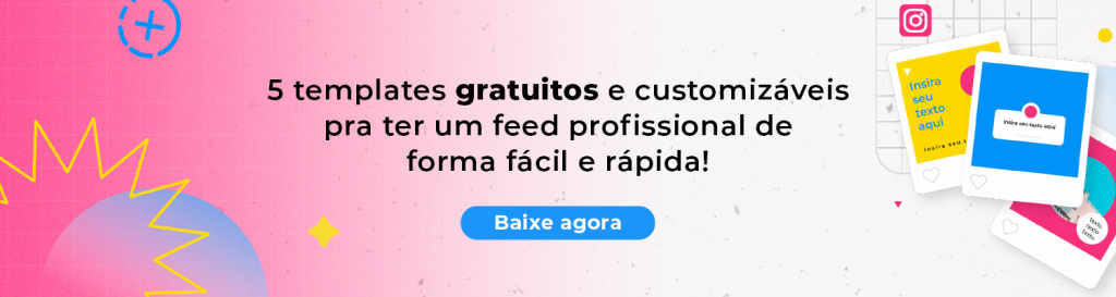 Templates gratuitos do Canva pra organizar seu Feed do Instagram