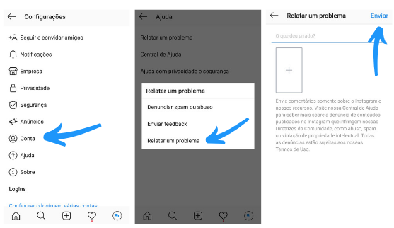 Como recuperar uma conta no Instagram - Postgrain