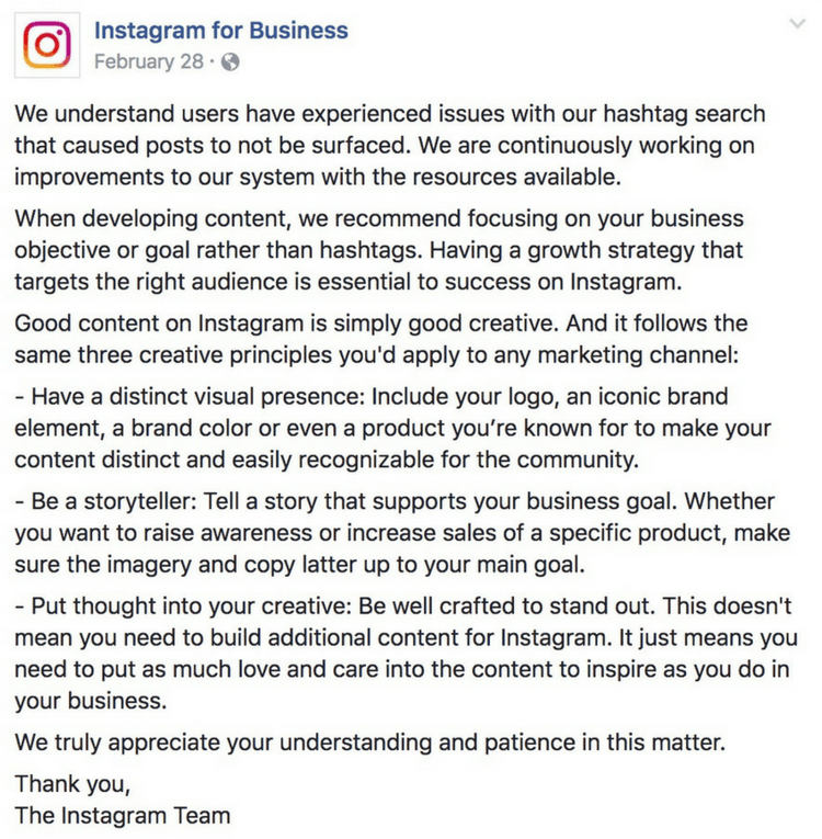 Shadowban: Instagram se pronuncia sobre reclamações dos usuários
