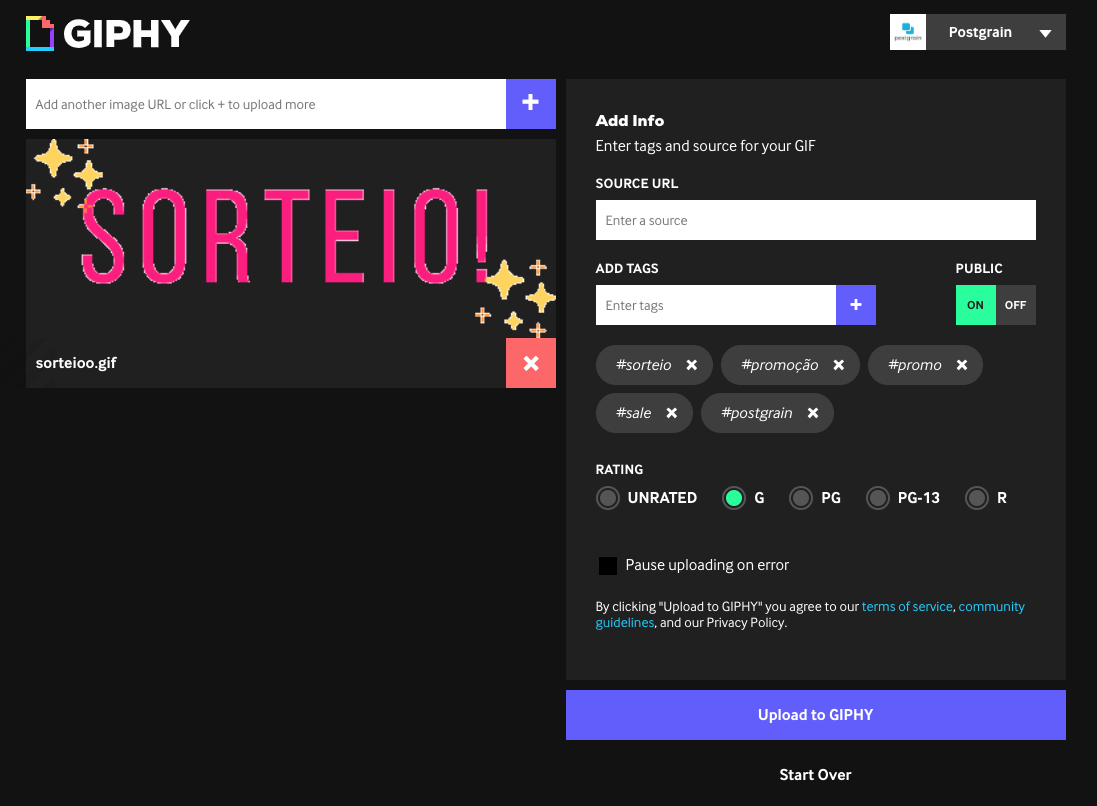 Como criar GIF para Instagram Stories usando o GIPHY - Postgrain