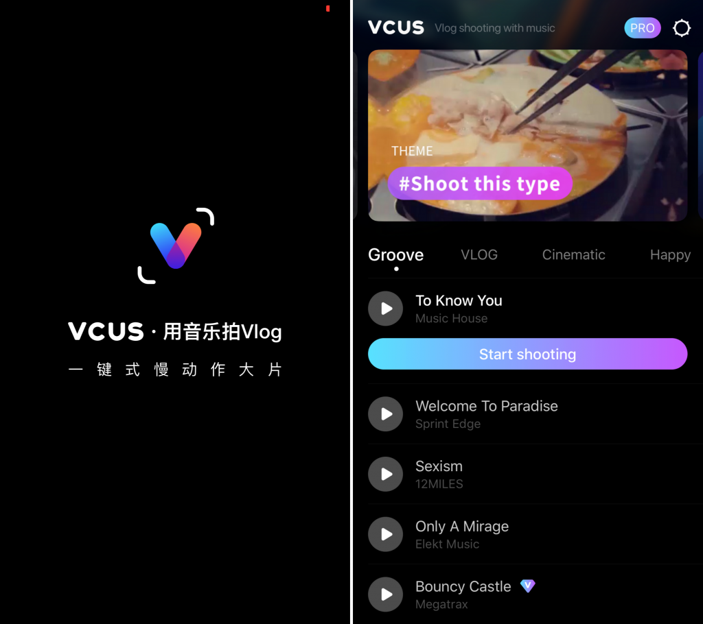 Captura de Tela do Aplicativo VCUS para Instagram
