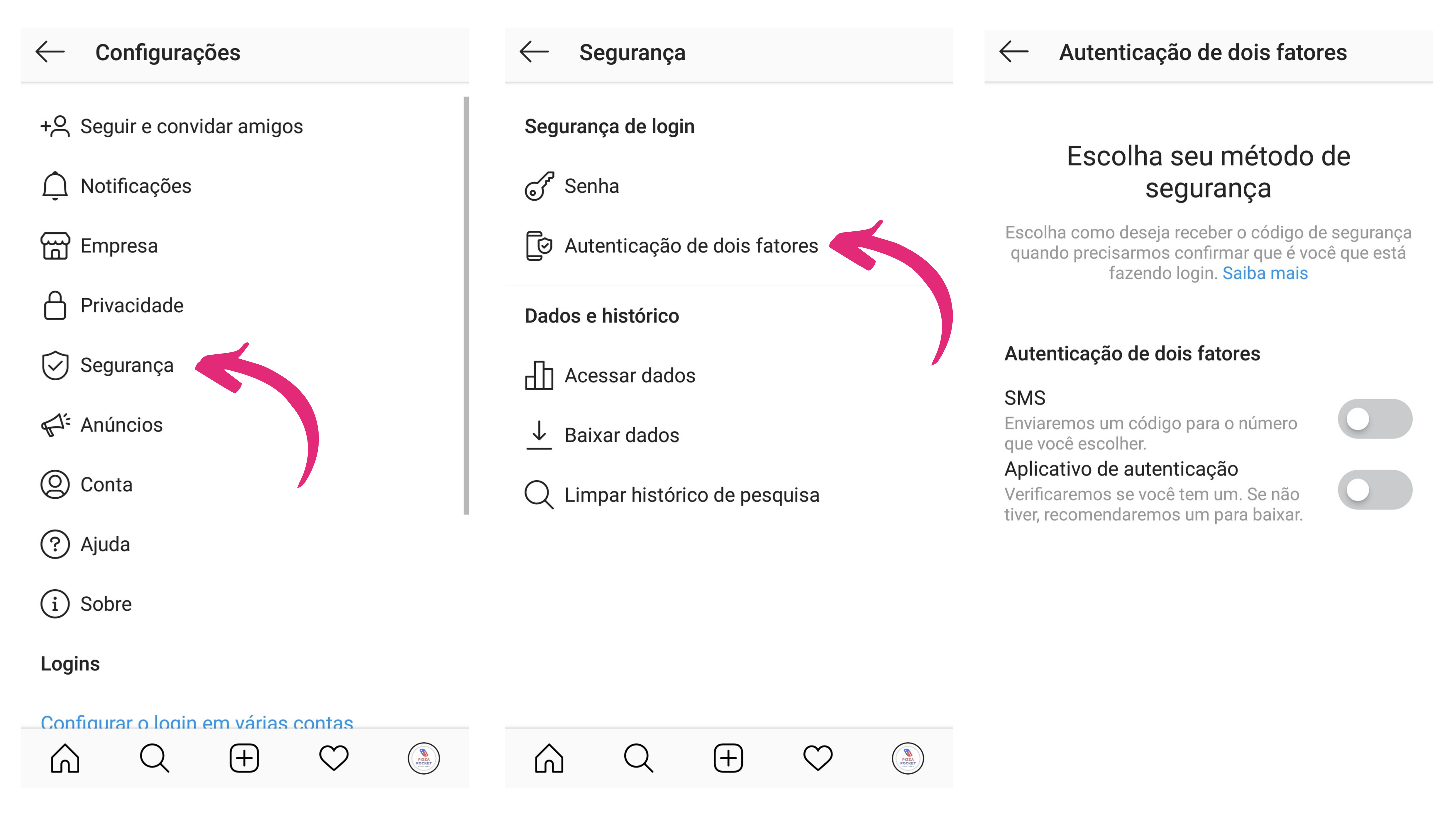 Como recuperar uma conta no Instagram - Postgrain