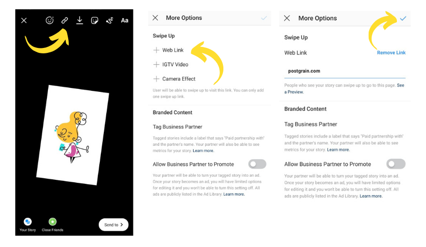 How to use links in Instagram Stories