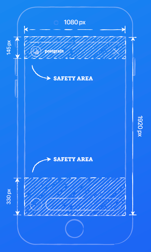 IGTV and Instagram Stories aspect ratio and size