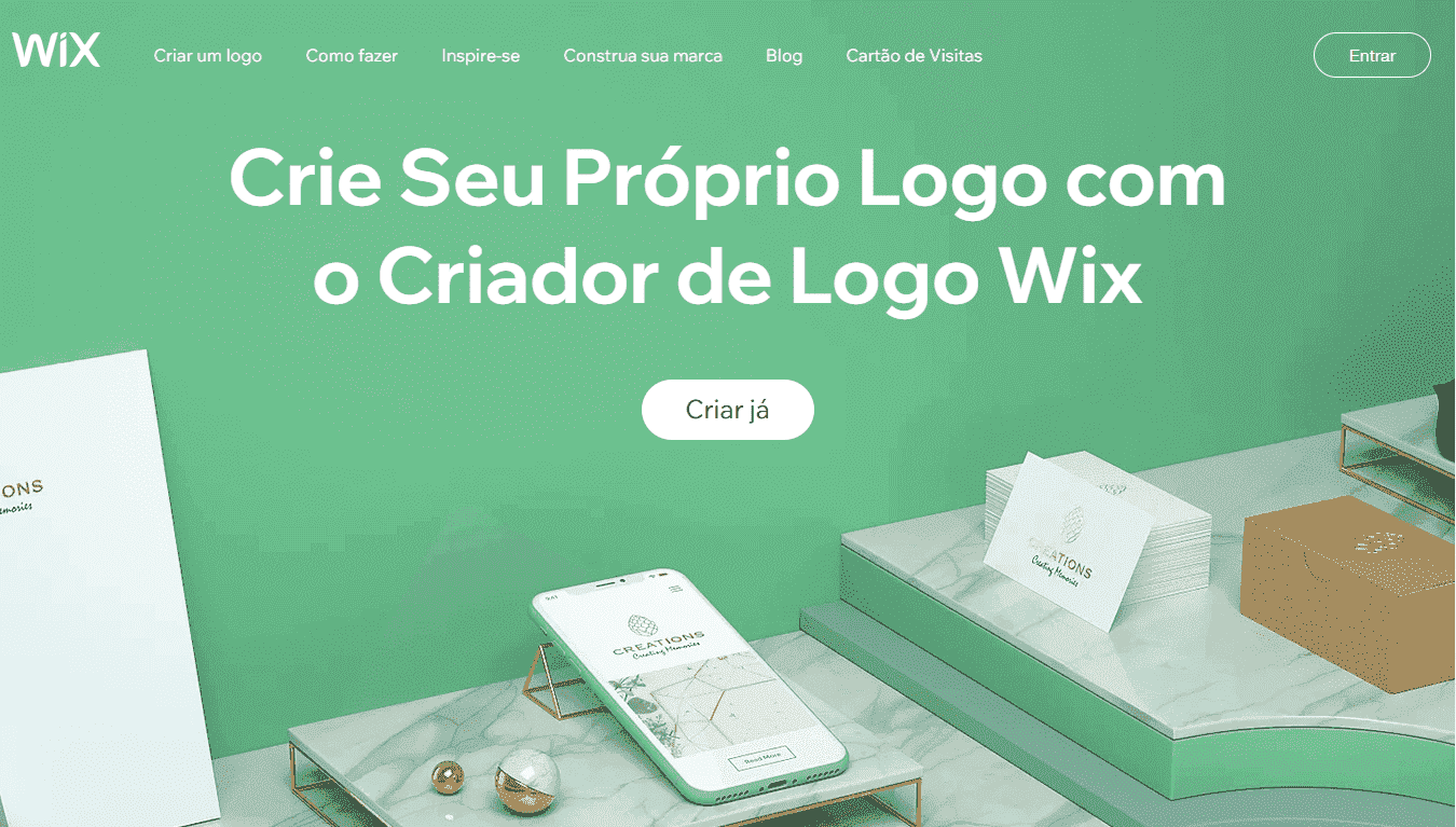 Criador de logo gratuito do Wix