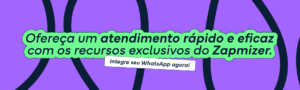 Banner de divulgação do Zapmizer, uma ferramenta de CRM para o Whatsapp