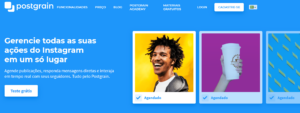 Banner da Landing page do Postgrain