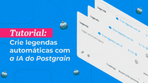 Thumb do vídeo do Youtube: Tutorial: crie legendas automáticas com IA do Postgrain